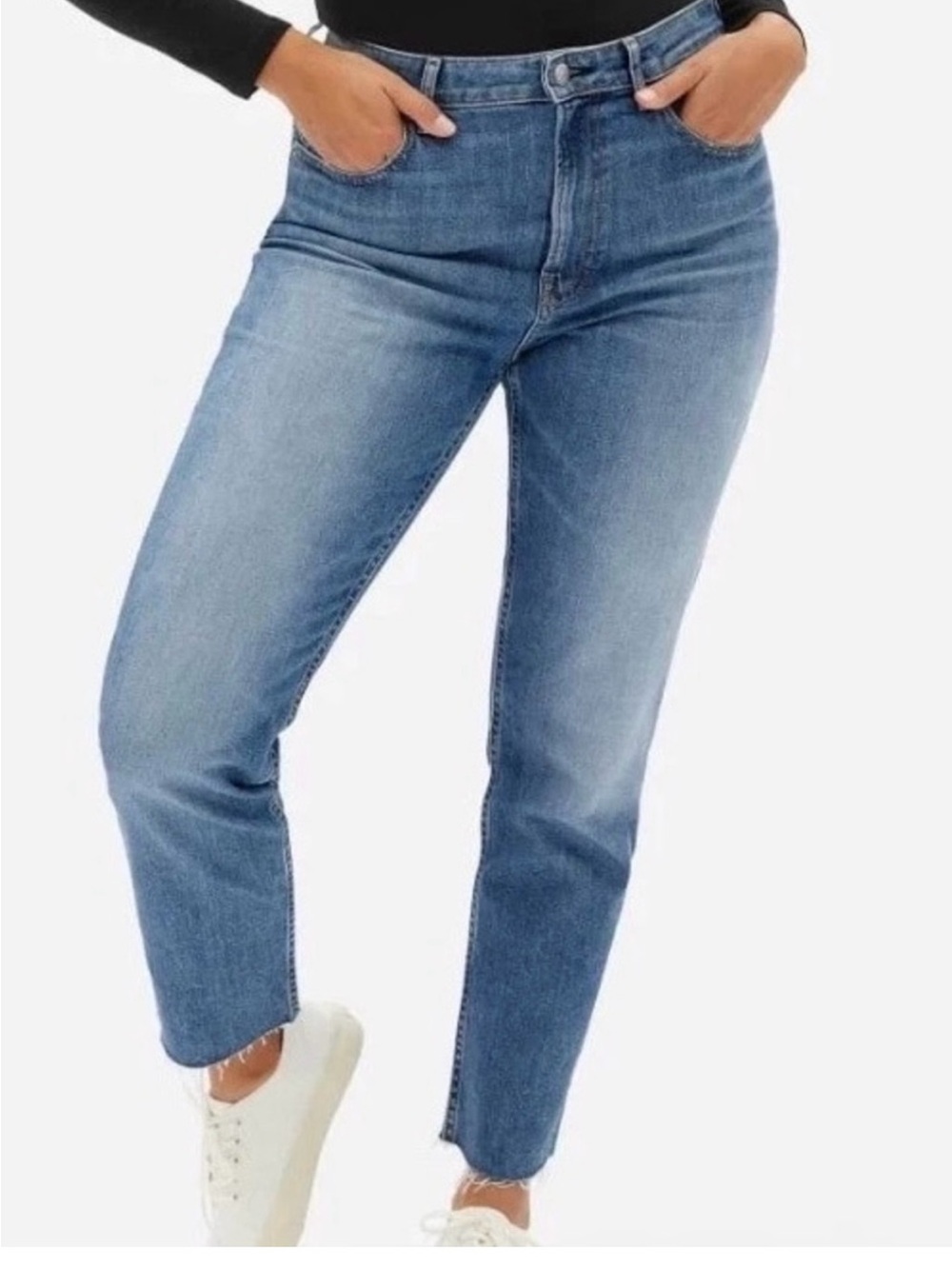 Everlane Light Blue Ankle Straight Jeans